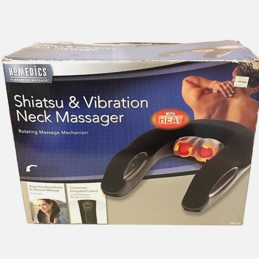 Homedics Black Shiatsu & Vibration Neck Massager